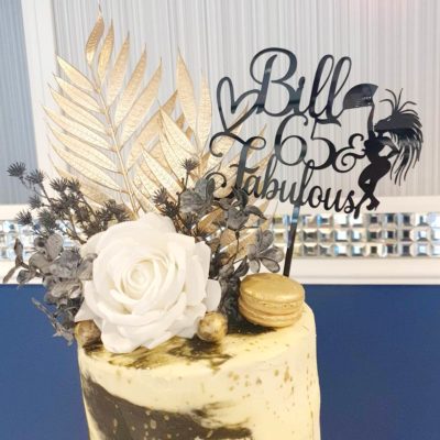 Fabulous birthday cake topper