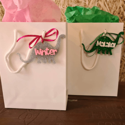 Dinosaur Personalised Gift tags - Image 2