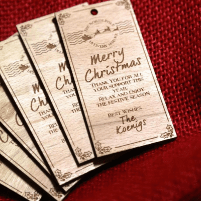 Christmas gift tag - pack 6