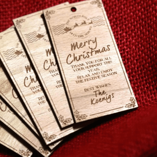 Christmas gift tag - pack 6