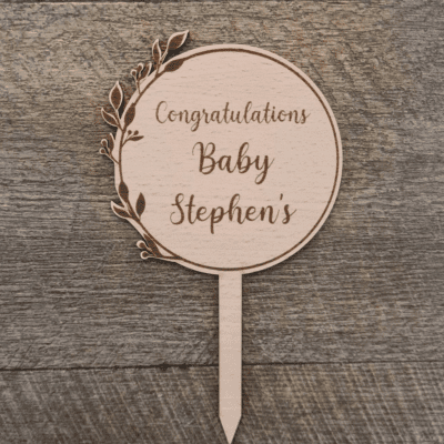 Congratulations Custom plant topper