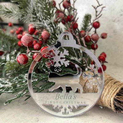 Personalised Cat ornament