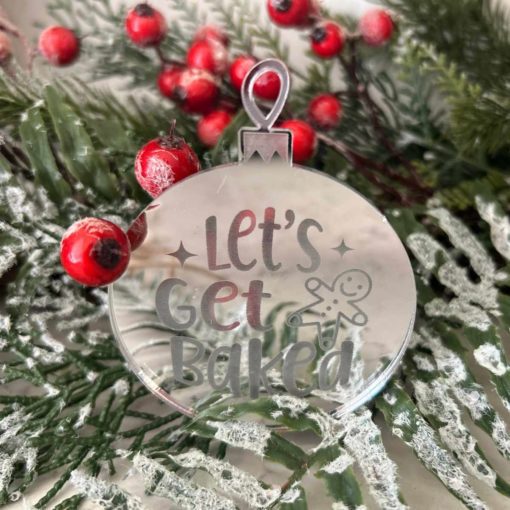 Lets get baked Christmas ornament - Image 2