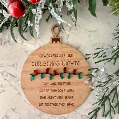 Coworkers Christmas ornament