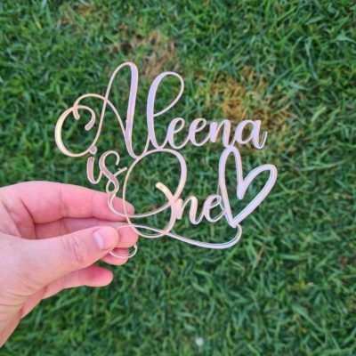 Personalised cake fropper
