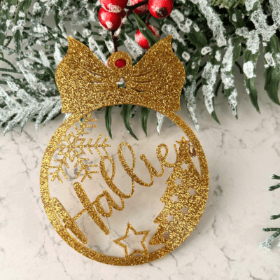 Personalised Christmas bauble