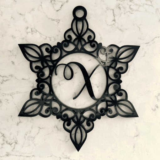 Initial Christmas ornament - Image 2