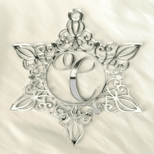 Initial Christmas ornament - Image 3