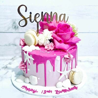 Name cake topper