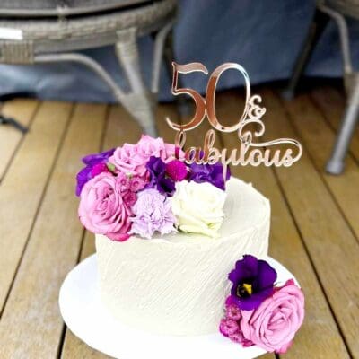 Fabulous cake topper