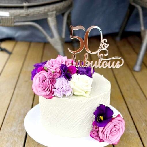 Fabulous cake topper