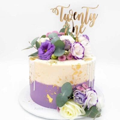 Age cake topper