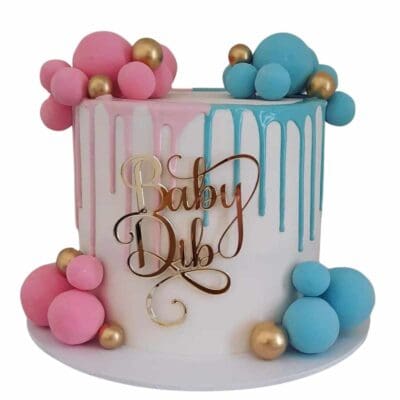 Baby shower cake fropper