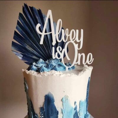 Personalised cake topper
