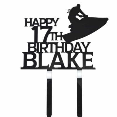 Jet ski Birthday topper