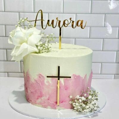 Religious cake topper set