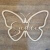 Butterfly wall sign