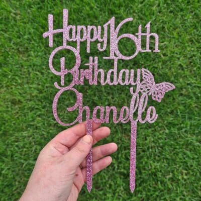 Butterfly cake topper