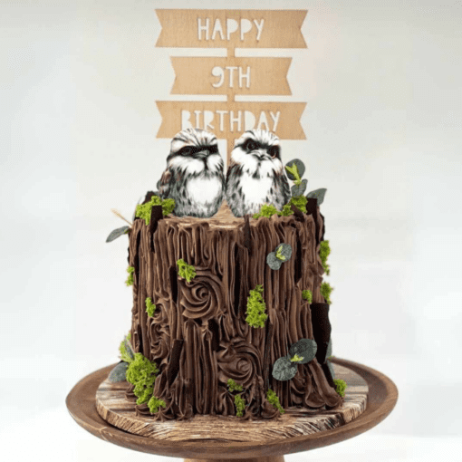 Banner cake topper