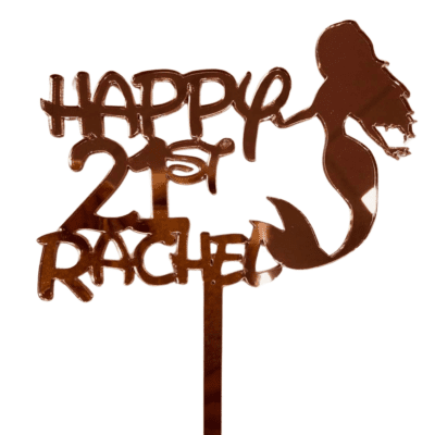 Mermaid / Ariel cake topper