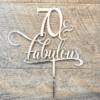 Fabulous cake topper
