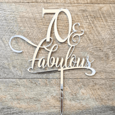 Fabulous cake topper
