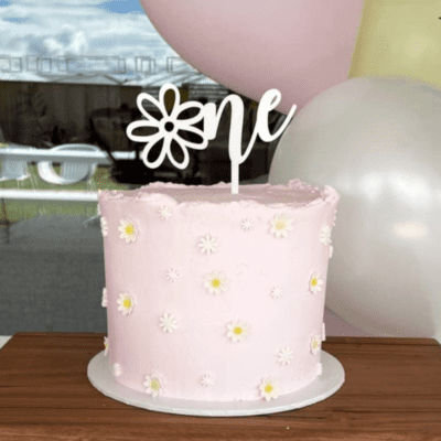 Daisy - One cake topper