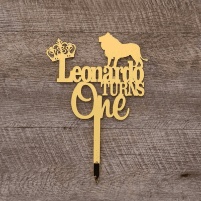 Lion king cake topper