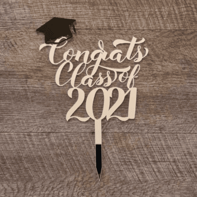 Graduation cake topper