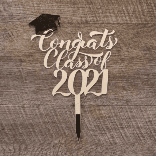 Graduation cake topper