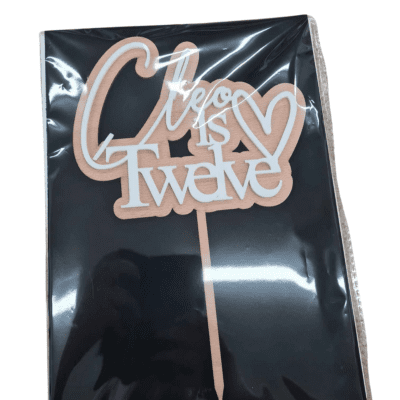 Personalised Birthday cake topper