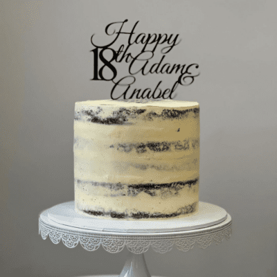 Twins cake topper