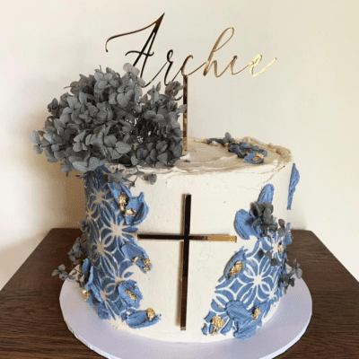 religious cake topper set