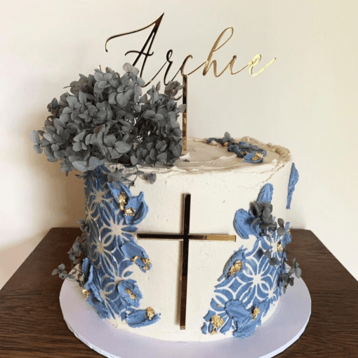 religious cake topper set