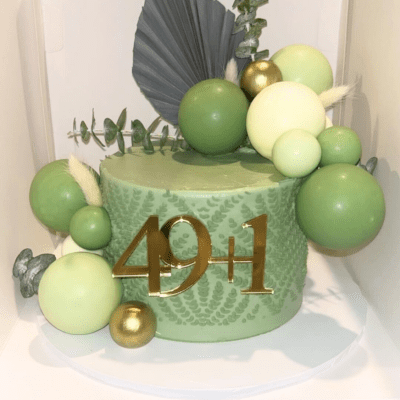 +1 cake topper