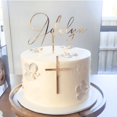 Religious cake topper set