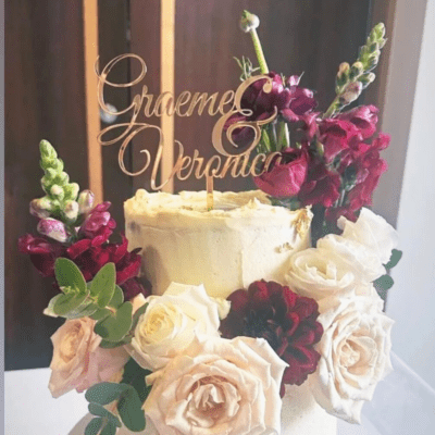 Couple personalised cake topper