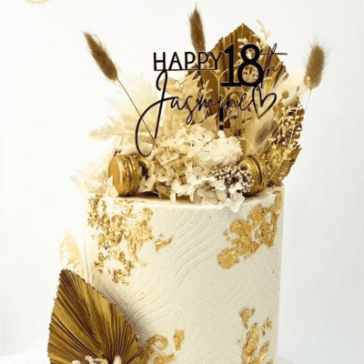 Birthday cake topper