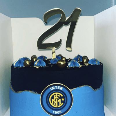 Number cake topper