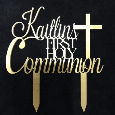 first holy communion cake topper