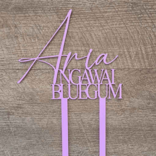 personalised cake topper - Image 2