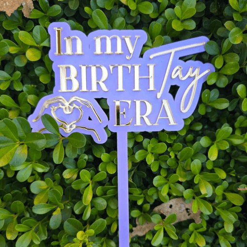 Taylor Swift ERA cake topper double acrylic