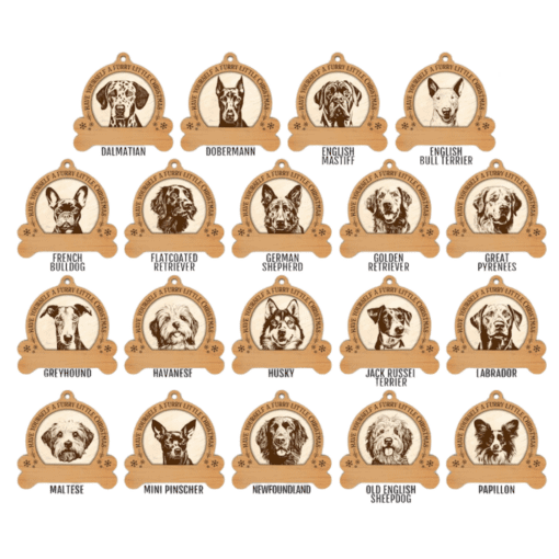 Timber pet engraved ornament - Image 5
