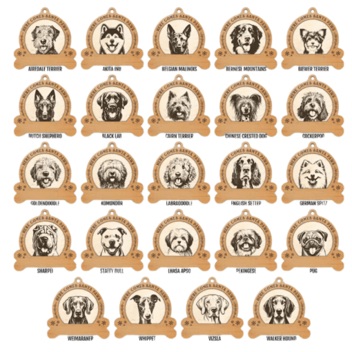 Timber pet engraved ornament - Image 6
