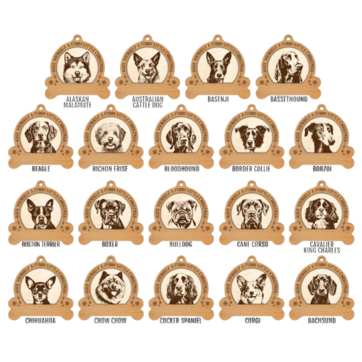 Timber pet engraved ornament - Image 7