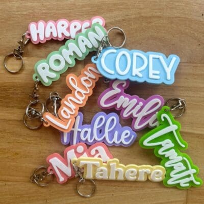 Personalised bag tags